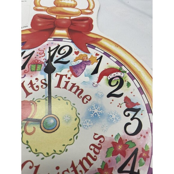 Vintage Paper Magic Group 2 It’s Time For Christmas Die Cut Decoration Paper 12” - Picture 5 of 14